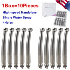 10 Askeadent NSK Style Dental High Speed Handpiece Push Button Standard Head 4H