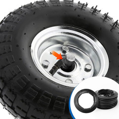 Push Nuts for Dolly Wheel Lock Washers, Hard-To-Find Spring Steel Push-On Pushnu