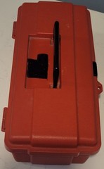 Flambeau 47202 Tool Box Plastic Red 14-1/2 In W X 7-1/2 In D X 5 In H