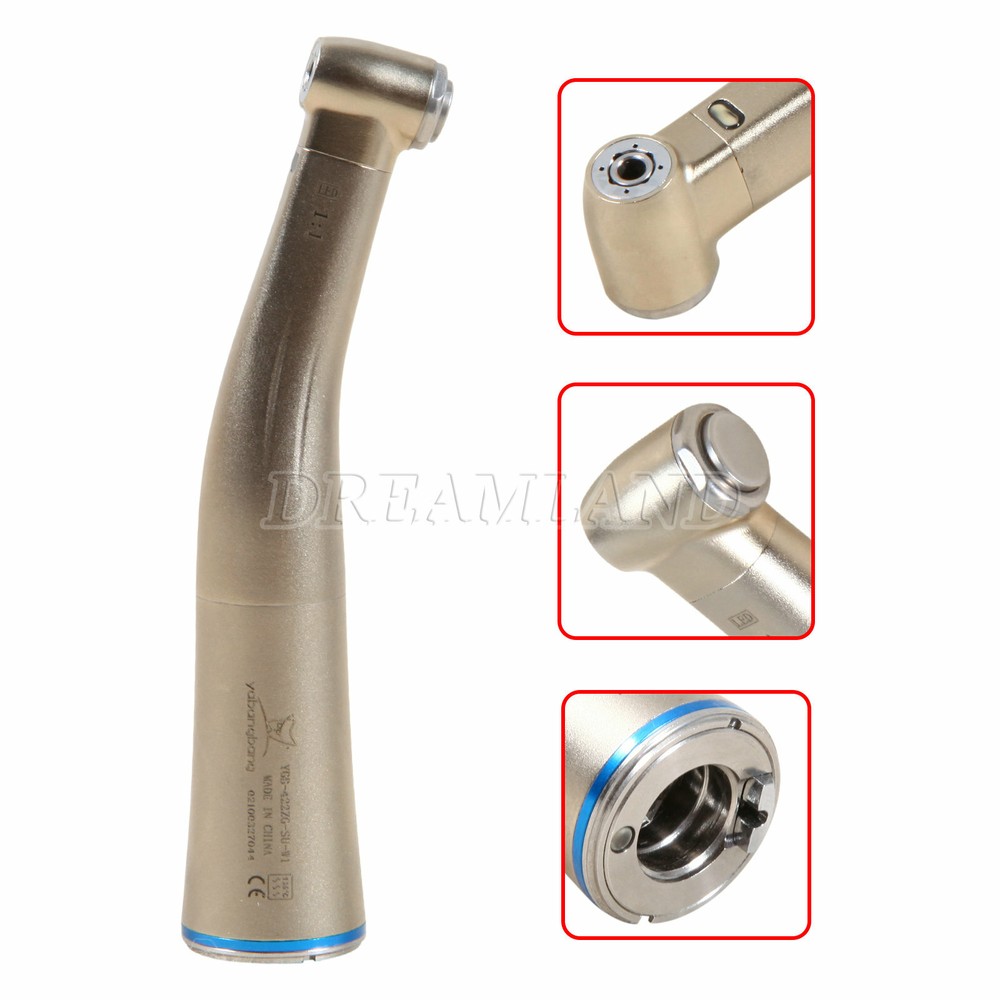1:1 Fiber Optic/ LED/ Contra Angle Low Slow Speed Handpiece E-type Dental