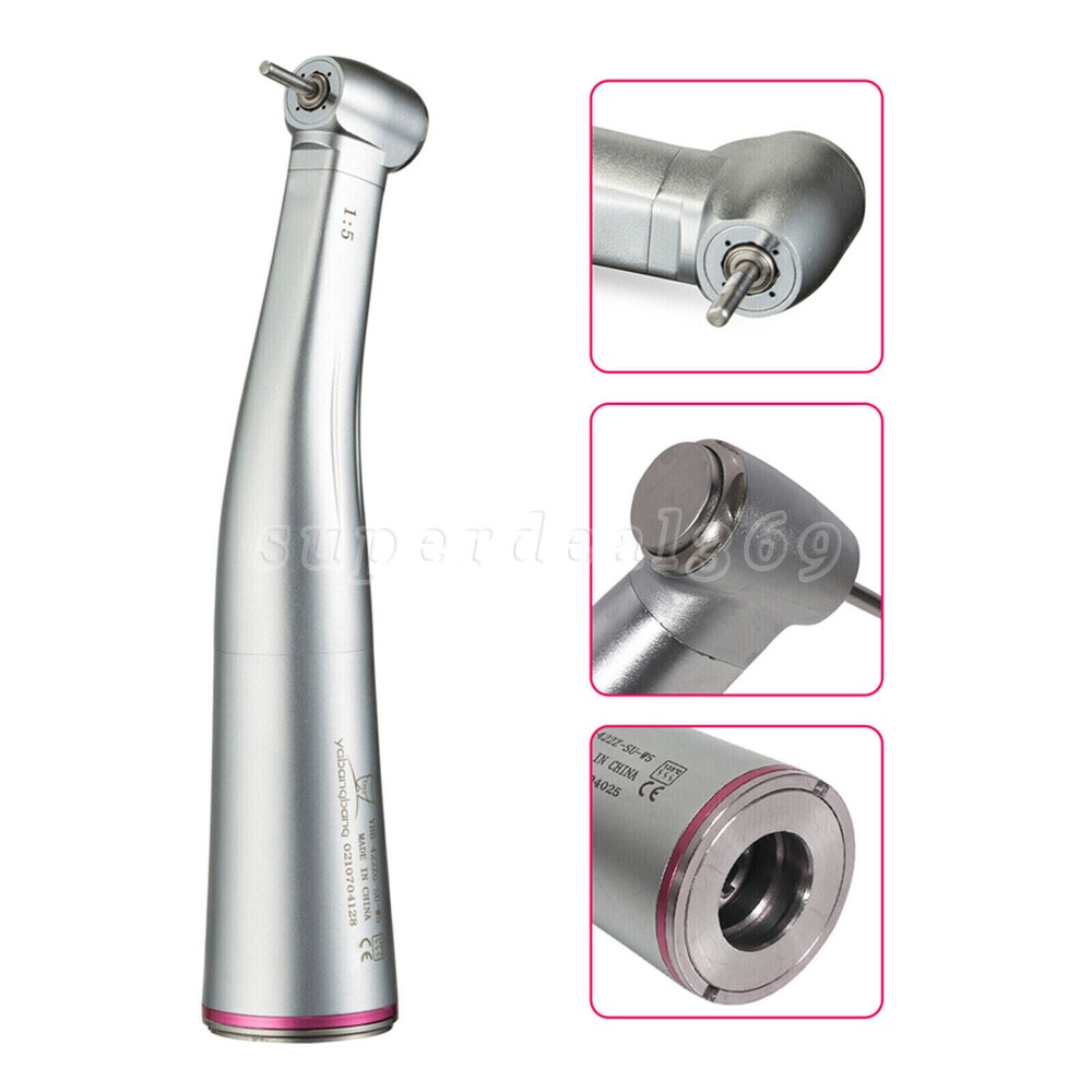 LED Light 1:5 Increasing Dental Contra Angle Handpiece for NSK Electric Motor Dr