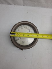 Vtg Ashcroft New York Brass 0-200 PSI Steam Pressure Gauge Steampunk