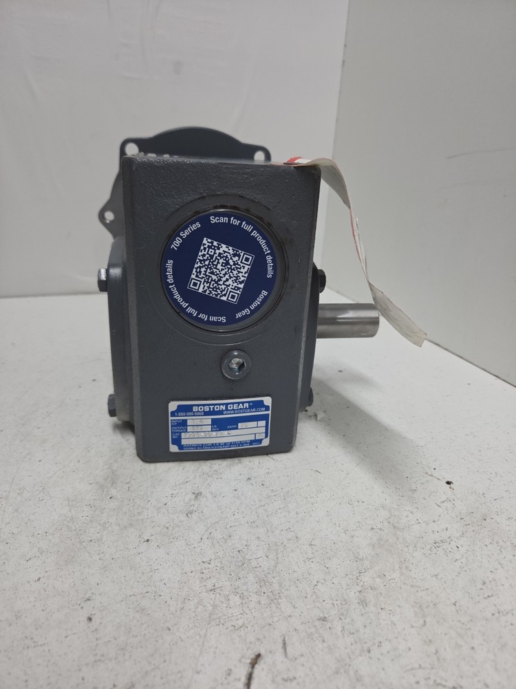 BOSTON GEAR 20:1 892 LB/IN OUTPUT GEAR REDUCER F721-20-B5-G **NOS**