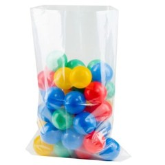 100 Pack Multiple Sizes Clear Poly Bags 4Mil Flat Open Top Plastic Packaging