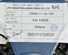 JITE Euro Terminal Block Connectors 600 Pieces – JTB450-11-1-02-1-M7