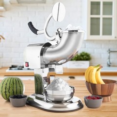 Snow Cone Machine Ice Shaver 250W Motor Crushed Ice Maker