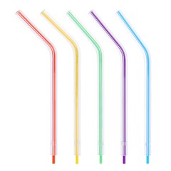 Dental 3-Way Air Water Syringe Disposable Spray Tips Triple Nozzles Tubes 3Types