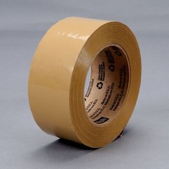 Scotch Box Sealing Tape 371 Tan, 72 mm x 100 m, 6 per box 4 boxes (Case of 24)