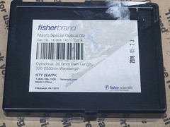 Fisherbrand 20.0mm Optical Glass Cylindrical Cuvettes 14-958-145 Spectrometer