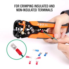 Self-Adjusting Insulation Wire Stripper cutter crimper Terminal Tool Pliers 8″