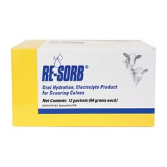 Re-Sorb Oral Hydration Calf Electrolyte – Carton 12 Packets By Zoetis