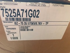 ABB 7525A71G02 – VIZ-75 35:1 75KV/8.7KV 4200 TRANSFORMER