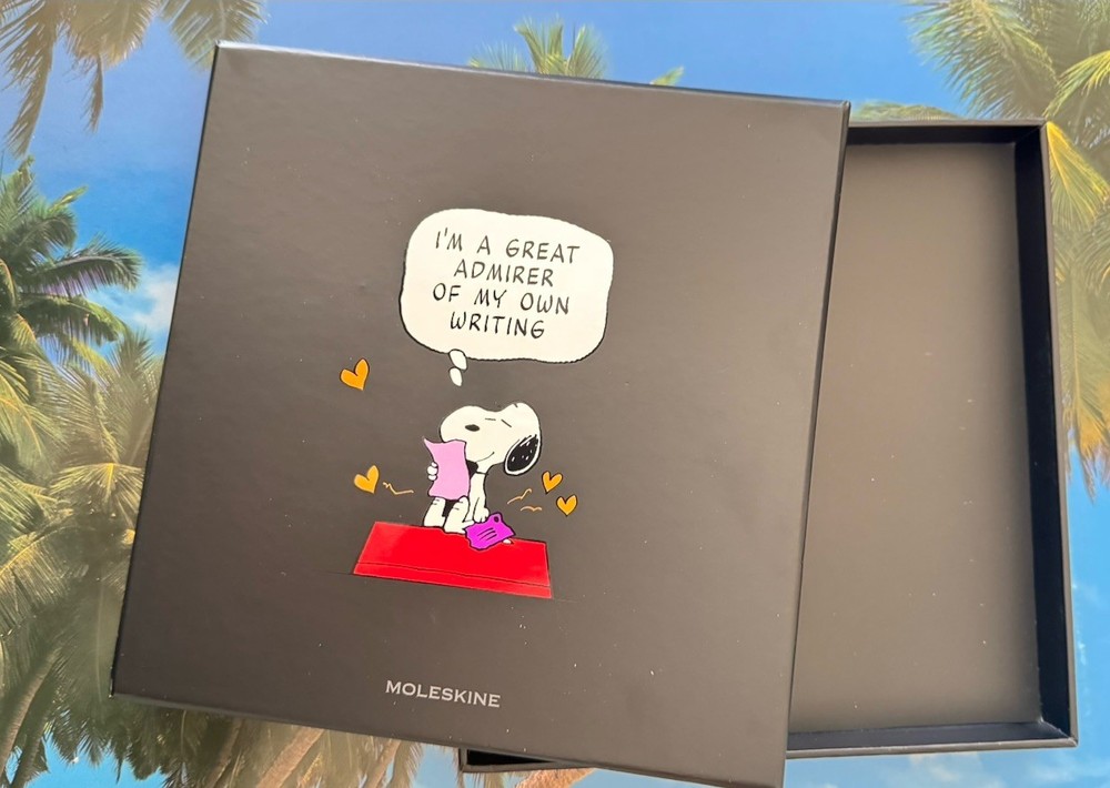 MOLESKIN Peanuts Snoopy LIMITED EDITION EMPTY BOX 8.75 X 8.75 in NEW