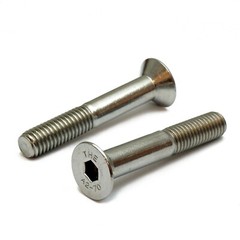 M3 Stainless Steel Flat Head Socket Cap Screws A2, Metric DIN 7991 0.50 Coarse