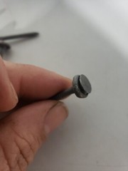 2 POUNDS VINTAGE LEAD HEAD RING SHANK 1-3/4″ METAL ROOFING NAILS 2LB Aprox 175pc