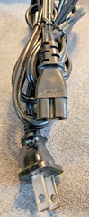KS-15C also listed as KDK-F & KP-10 2-Prong Replacement 3A 125V AC 6ft cable