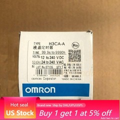 1 year warranty New in box Omron Brand New Timer H3CA-A H3CAA 24-240VAC/VDC
