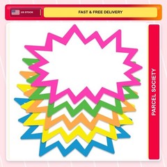 Starburst Signs 2×3 Neon 100.0 Count Stickers 100pcs Price Tags Garage Estate