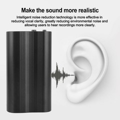 500 Hr 16GB Spy Digital Voice Activated Recorder Mini Audio Magnetic MP3 Player