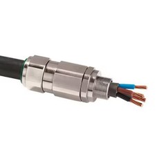 Appleton Electric 63St32005 Cable Connector, 2 In., Straight, Silver