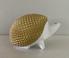 Scotch Hedgehog Tape Dispenser Gold Geometric 3M Fun Novelty Desk Top Modern