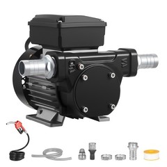 Uimoso Electric Fuel Transfer Pump 110V, 16 GPM, 60 L/min with Fuel Nozzle