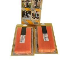 Forearm Forklift Lifting Moving Straps Up to 700 lbs 9 Foot Orange NEW Lot of 3
