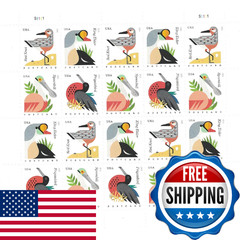 United States Postal Service Coastal Birds 2015 Postcard Rate 2 Sheets Of 20