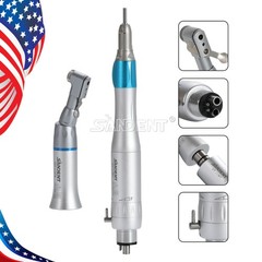 NSK Style Dental Slow Low Speed Handpiece Straight Contra Angle Air Motor 4Hole