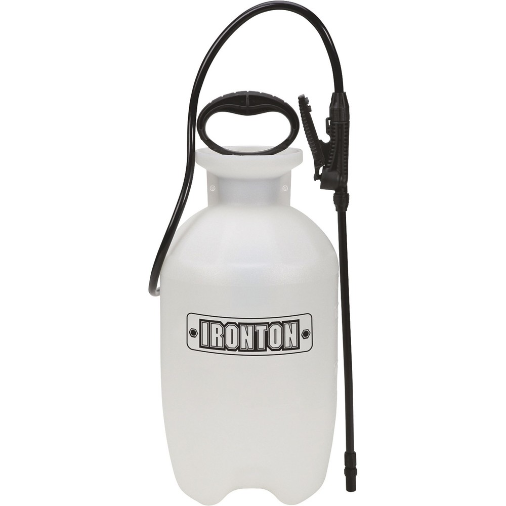 Ironton Portable Poly Sprayer, 2 Gallons, 45 PSI, Adjustable Nozzle, Anti-Clog