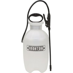 Ironton Portable Poly Sprayer, 2 Gallons, 45 PSI, Adjustable Nozzle, Anti-Clog