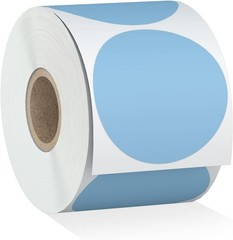 2″ 750 Labels Circle Direct Thermal Stickers Labels Roll Compatible Wi