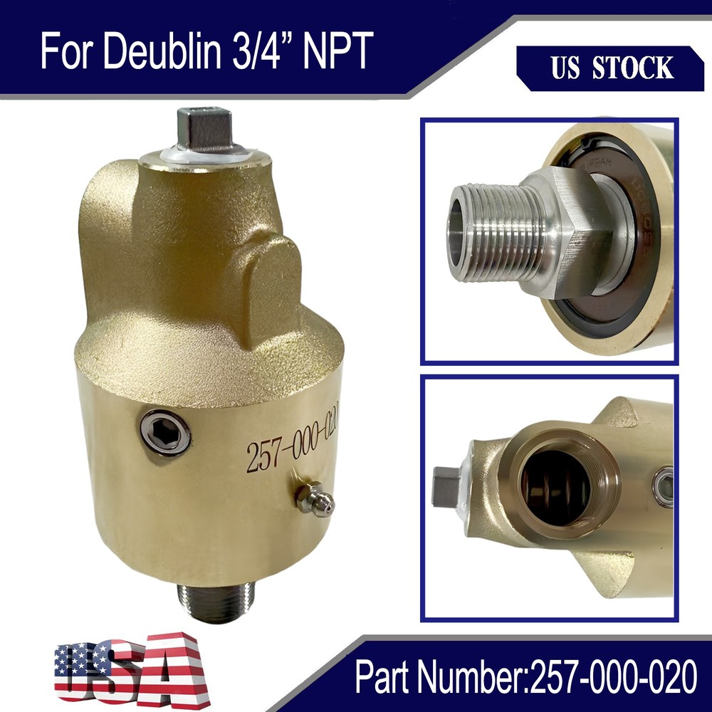 RH Rotary Rotor Union For Deublin 3/4” NPT 257000020 257-000-020