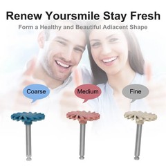 6Pcs/Box Dental Composite Polishing Diamond System RA Disc 14mm Wheel Kit -IN US