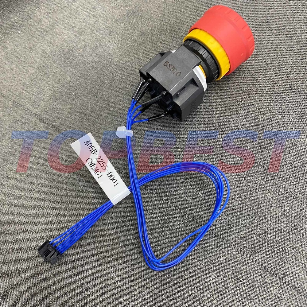 New A05B-2255-D001 Teach Pendant E-Stop Button Emergency Stop Switch for FANUC
