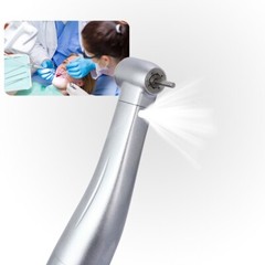 Dental 1:1/1:4.2/1:5 LED Fiber Optic Contra Angle Handpiece Fit E-type Motors