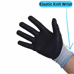 Cut Resistant Work Gloves A5 Size Large 12 Pairs