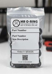 E70219 O-Ring EPDM 70A EPDM Rubber Seals (Pack of 25)