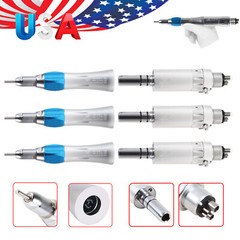 Yabang Dental Slow Low Speed Handpiece Straight Nosecone Air Motor 4Holes