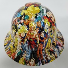 Customized Pyramex Full Brim DRAGON BALL ADULT hydro dipped Hard Hat