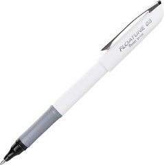 Pentel Floatune Skip Free Rollerball, 0.8mm Med point, Black Ink, Pack of 8 pens