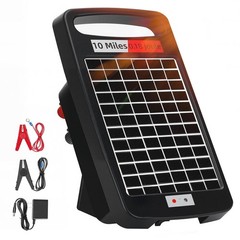 Rugged Portable Solar Fence Energizer – 24/7 Livestock Protection & Easy Setup