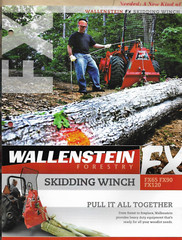 WALLENSTEIN FORESTRY SKIDDING WINCH SNATCHBLOCK PULLEY FX65 90 120 Brochure