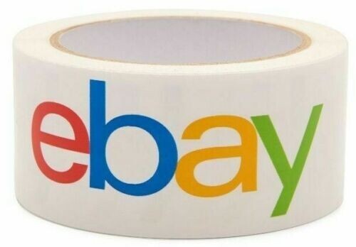 12 Rolls 2″ x 75 yds Official eBay Branded Packaging Packing Package Carton Tape