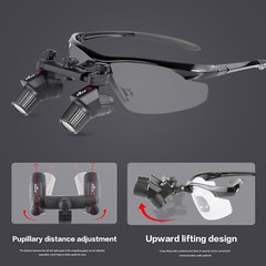 4.0X-450MM Ultralight Binocular Magnifier Loupe for Dental ENT Surgery DY-119