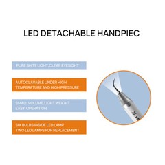 LED Dental Ultrasonic Piezo Scaler Handpiece Bottles Fit EMS Cavitron Woodpecker