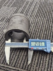 (QTY 2) Reducing Tee, 2″ X 2″ Malleable Iron Made in Vietnam