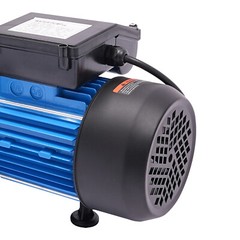 0.75HP 1” Shallow Well Jet Water Pump Booster Garden Sprinkler 3420r/min Black