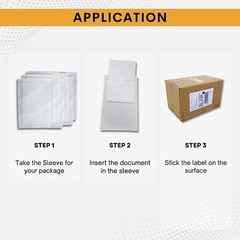 5.5″ X 7.5″ Packing List Envelope Clear Self Seal Shipping Sleeve Mailing Bag