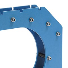 12in Benchtop English Wheel Blue w/ 3 Lower Wheels Professional & Heavy Duty